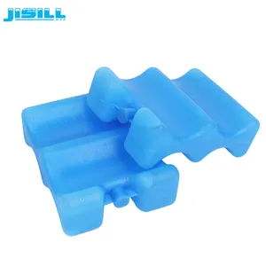 Jisill Plastic Hard Wave Ice Brick Kan Shaped Ice Pack Koeltas Voor Lunch Tas Ijs Zakken Frezzer Cooling Pack