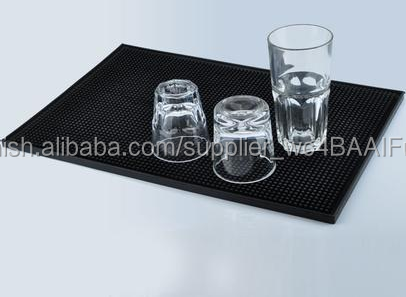 Materias Primas biodegradables Verde Suave PVC Espesar Estera De La Barra Personalizada