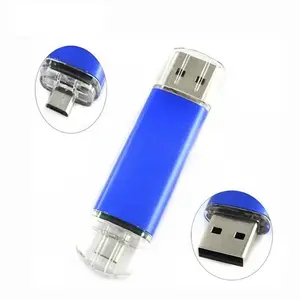 Plastic case micro otg usb stick flash drive waterproof flat shell