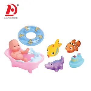 bath đồ chơi cho bé đặt Suppliers-HUADA Cá Hoạt Hình Đáng Yêu Bồn Tắm Cho Bé Nước Nổi Cao Su Động Vật Tắm Đồ Chơi Cho Trẻ Em
