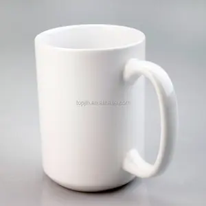 For personalized printing plain mug sublimation 15oz mug white sublimation coffee mugs