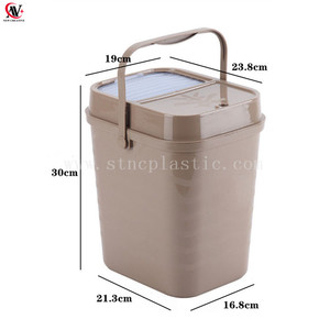 Plastic Recycle Compost Garden Waste Bin Kitchen Food <strong>Trash</strong> Barrel with filter - Product Image 3