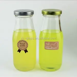 300 ml fresco spremuto a freddo succo di vetro bottiglie bottiglie per bevande in vetro