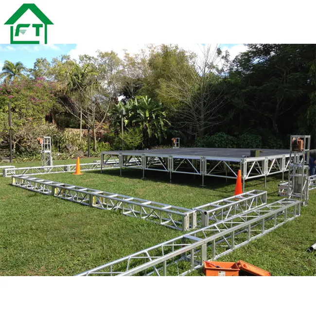 Aluminum Lighting Stage Truss With Truss Clamp