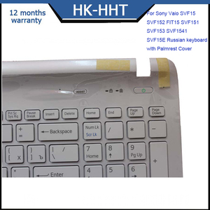 HK-HHT Offres Spéciales clavier russe pour <span class=keywords><strong>sony</strong></span> <span class=keywords><strong>Vaio</strong></span> SVF15 <span class=keywords><strong>SVF152</strong></span> FIT15 SVF151 SVF153 SVF1541 SVF15E clavier avec repose-poignets - Product Image 4
