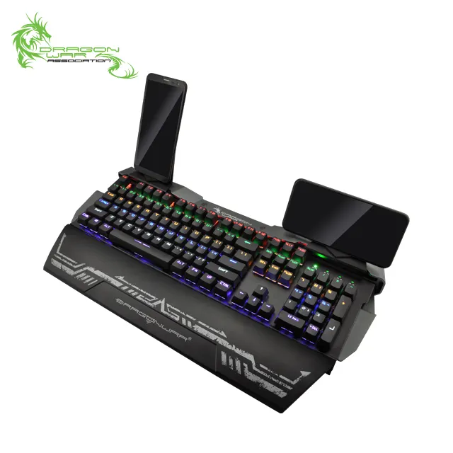 Цветная игровая клавиатура со светодиодной подсветкой и высокой скоростью