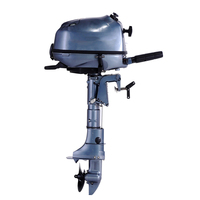 Motor fueraborda JP-F6 de 6HP y 4 tiempos, monocilíndrico, con eje corto y largo, refrigerado por agua, para embarcaciones de pesca.