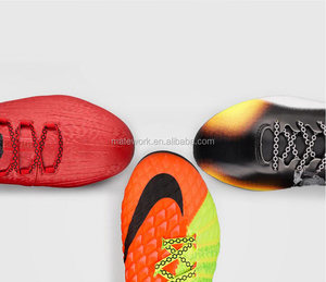 Lacci per Scarpe da Calcio Antiscivolo a Nido d'Ape 100% Poliestere, Misure 105cm/125cm, Marchio OEM, Rosso/Nero/Verde, Unisex - Product Image 6