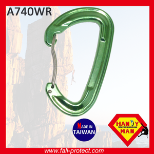 Discount Best Sellers Wire Gate D Shaped Rock Aluminum Carabiner - Product Image 3