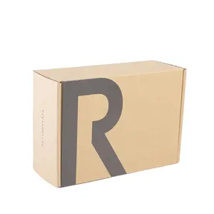 Free dieline design Chinese customized kraft paper packaging box for sale