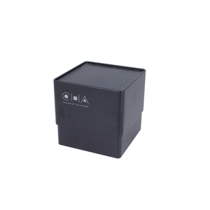 fashion black metal watch tin box for gift packaging