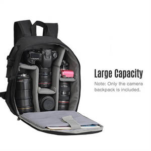 Bolsa para cámara Digital Dslr, impermeable, a prueba <span class=keywords><strong>de</strong></span> golpes, transpirable, para Nikon, <span class=keywords><strong>Canon</strong></span>, Sony, <span class=keywords><strong>pequeña</strong></span> - Product Image 4