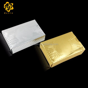 Carte <span class=keywords><strong>da</strong></span> Gioco in Oro 24k con Logo Personalizzato, <span class=keywords><strong>Design</strong></span> Unico per Regali Aziendali, con Scatola in Legno - Product Image 5