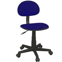 Moderne pour base de chaise pivotante pas cher utilisé petit tissu aluminium déplacer Type chaise d'ordinateur de bureau sans bras pour chaise de personnel