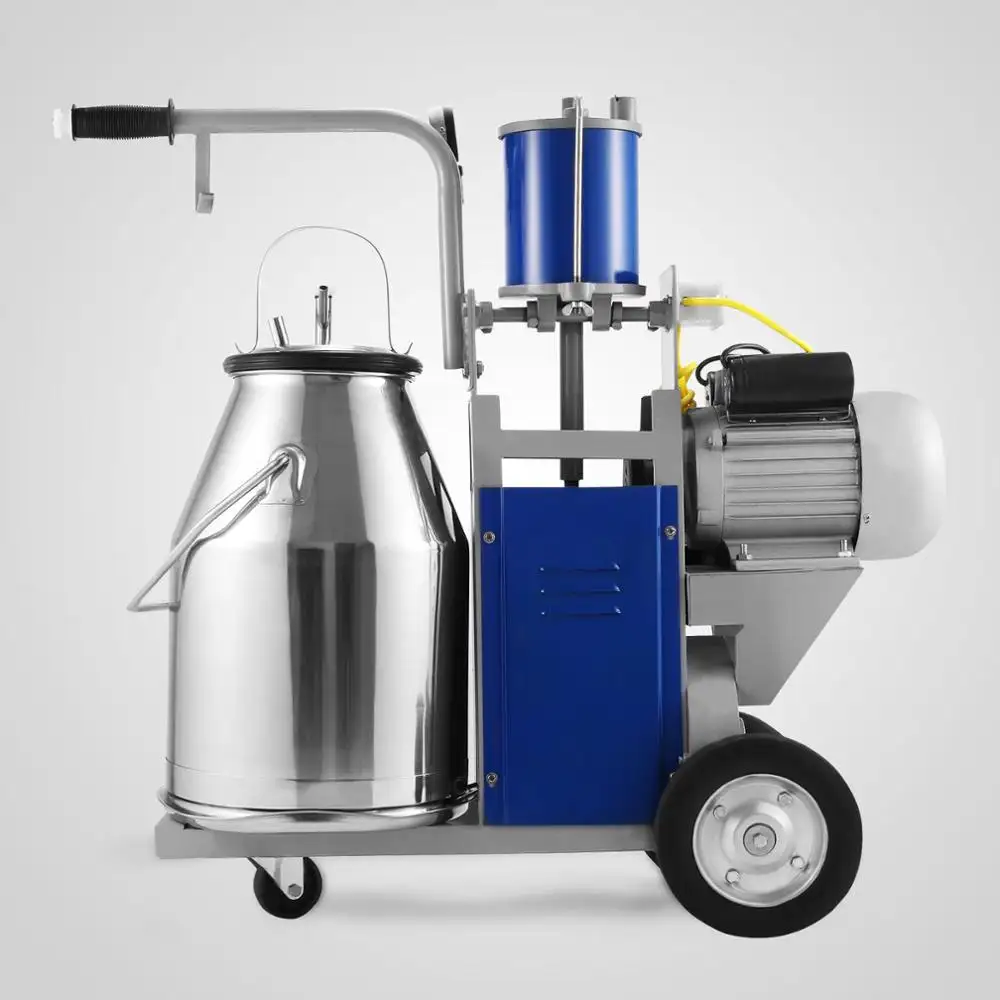25L Elektrischen Kuh Melkmaschine 1440 RPM Melker Tragbare Melker Kleine Dairy Plant Verwenden