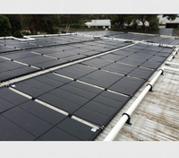 Hersteller Top-Qualität billig hoch effizient neue Outdoor-Verwendung starre Kunststoff Solarstrom Pool heizung über dem Boden zum Verkauf