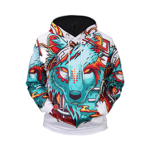 Venta al por mayor 100% poliéster sublimación impreso hoodies starry alianza sudaderas personalizadas - Product Image 2