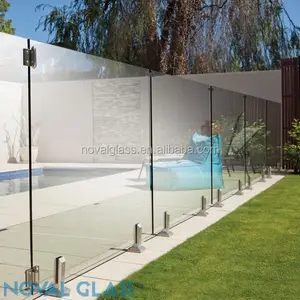 Modern Style Hotel Clear Tempered Glass SwimmingPool Fence Panels