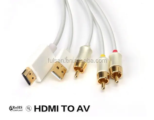 HDMI to 3 RCA 케이블