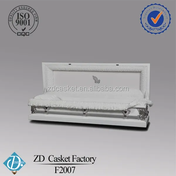 Quick delivery high quality metal casket exported casket F2007