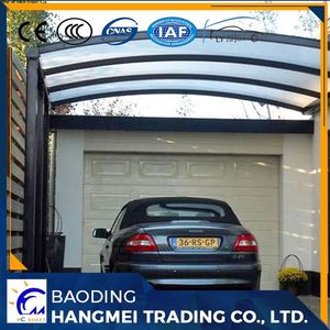 Al aire libre a prueba de agua plegable toldo de <span class=keywords><strong>aluminio</strong></span> metal cochera - Product Image 5