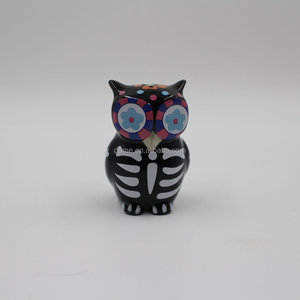 Nero Hallowmas gufo sale e pepe shaker <span class=keywords><strong>ceramica</strong></span> - Product Image 4