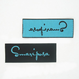 Tùy chỉnh vải nhãn cá nhân may trên, dính vào, sắt trên ủng hộ dệt nhãn. - Product Image 5