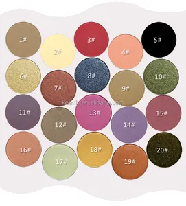 Multi Color High Pigment Matte Finish Refillable Eye Shadow Import Makeup Unbranded Cosmetics Single Eyeshadow Packaging