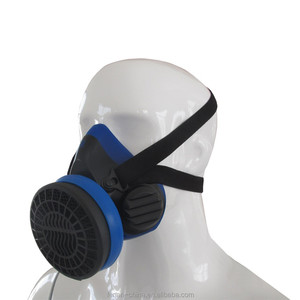 Fabricante de China Media Cara Máscara de Gas con Doble Botes, Máscara de gas - Product Image 3