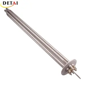 3" Tri Clamp(OD91) Stainless Steel Water Heating Element 3 Phase Immersion Heater Resistance