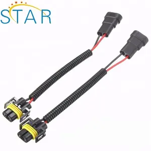 New style adapter for electrical car H7 H13 automotive led light wire harness with relay