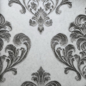 Papier peint en PVC gaufré à motif damassé, papier peint pour salon - Product Image 2