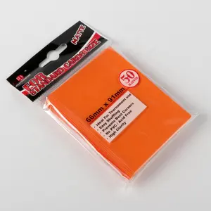 Hot Selling Orange Color Trading Card Sleeves For Mtg From Dongguan Factory