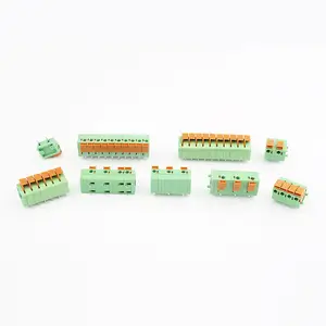 factory supply 2~3 pin terminal block ac motor terminal block green 10A 300V