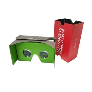 Hot Sale 3D Branded VR Cardboard VR Viewer 2.0 3D Virtual Reality VR Headsets Video Glasses