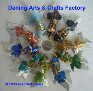 La mejor calidad <span class=keywords><strong>de</strong></span> oro cloisonne pescado colgante encanto, cloisonne joyas <span class=keywords><strong>de</strong></span> esmalte encanto, <span class=keywords><strong>amuletos</strong></span> <span class=keywords><strong>de</strong></span> joyería - Product Image 4