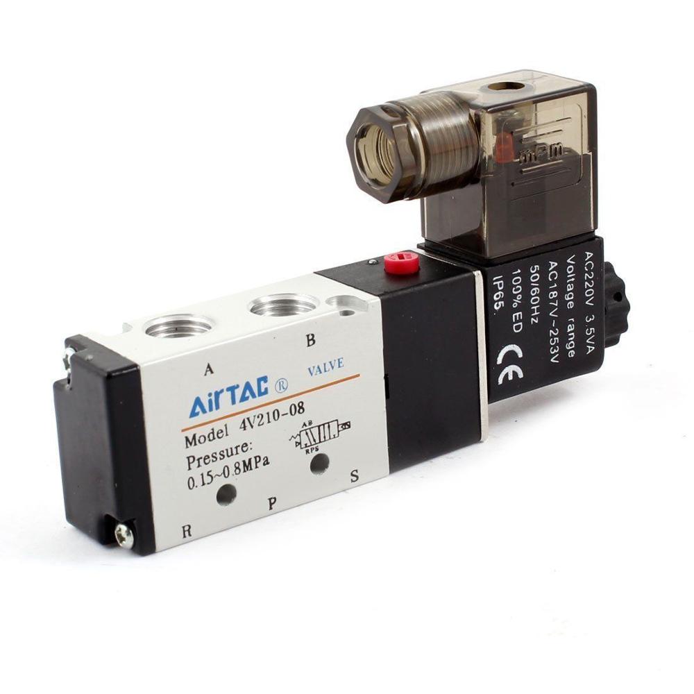 Электроклапан 4v210-08 G1/4 DC24V
