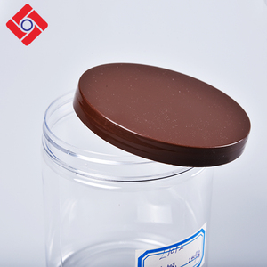 Oem Clear Round Pet Wide Mouth Brown <strong>Plastic</strong> <strong>Sweet</strong> Candy Packaging <strong>Jars</strong> Seal Lid,Saving <strong>Jar</strong> - Product Image 6