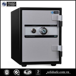 <b>Home</b> Office Fire-Resistant Stainless Steel <b>Safe</b> <b>Box</b> with Optional Electronic Fingerprint Key Lock Enhanced Security Cash Storage - Product Image 1