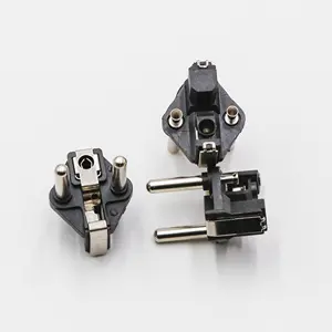 16A EU STECKER EINSATZ LIEFERANTEN TÜRKEI TYP fabrik preise türkei stecker einsatz mit 4,0mm 2 pins (6/10a deutsch schuko stecker & buchse