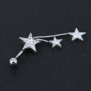 Bijouterie de corps usine cristal étoile <span class=keywords><strong>nombril</strong></span> anneau piercing <span class=keywords><strong>nombril</strong></span> acier chirurgical <span class=keywords><strong>non</strong></span> <span class=keywords><strong>percé</strong></span> <span class=keywords><strong>bijoux</strong></span> - Product Image 5