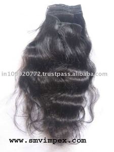 Meilleure vente Extensions de cheveux indiens à cuticule alignée Extension de cheveux humains Loose Deep Wave & Natural Style Temple - Product Image 3