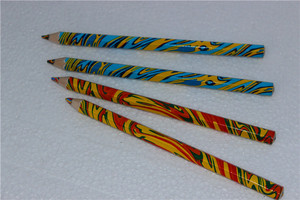 7 pollici naturale Multi Matita di Colore Arcobaleno Piombo 4 in <span class=keywords><strong>1</strong></span> Matita - Product Image 3