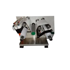 Aluminum foil giấy cuộn máy tước rewinder cutter tua máy với trường hợp bằng gỗ gói