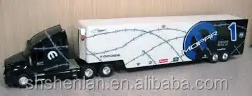 Escala 1:64, 12.2 centímetros de comprimento, de alta qualidade do metal mini modelo de caminhão recipiente promocionais