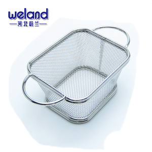 Mini S/S Französischer Tisch in Lebensmittel qualität mit Edelstahl-Chip-Bratkorb - Product Image 3