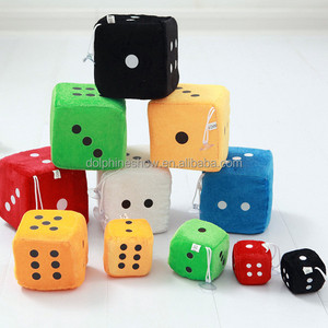 Giáo dục game kids toy Fuzzy tùy chỉnh bọt dice set thời trang đầy màu sắc giá rẻ nhồi plush mềm xúc xắc đồ chơi đồ - Product Image 6