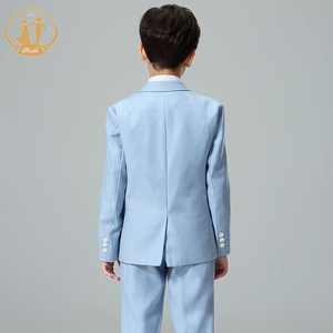 Traje <span class=keywords><strong>de</strong></span> <span class=keywords><strong>Primera</strong></span> Comunión para Niño <span class=keywords><strong>de</strong></span> Tres Piezas con Rayas <span class=keywords><strong>de</strong></span> Moda, 100% Poliéster, el Más Vendido <span class=keywords><strong>de</strong></span> Nimble - Product Image 5
