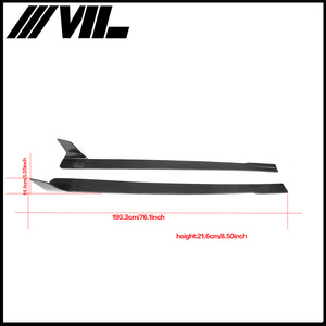 Jupe à lèvre en Fiber de carbone pour <span class=keywords><strong>Audi</strong></span> <span class=keywords><strong>R8</strong></span> <span class=keywords><strong>V10</strong></span> GT, bas Convertible, 2 portes - Product Image 6