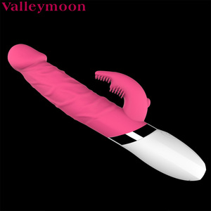 Diseño de Moda grandes consoladores artificiales súper poderoso sexo ola conejo vibrador - Product Image 2